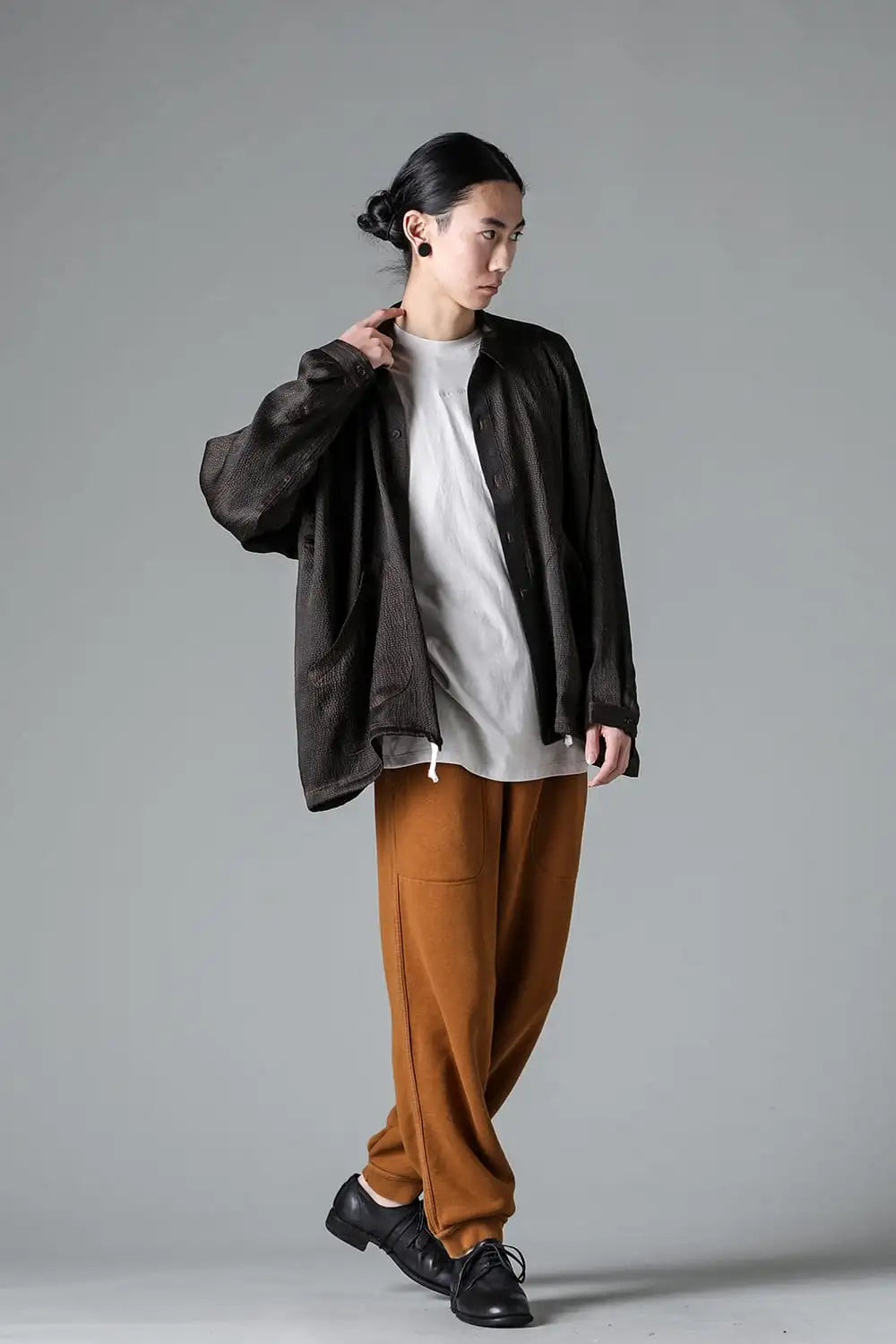 SWEATPANTS Loopwheel Sweat COPPER BROWN