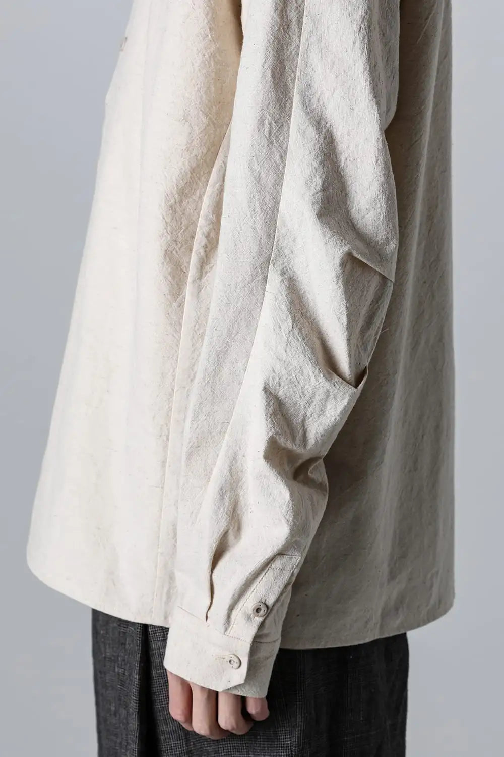 シャツ ルーズフィット コットンヘンプ