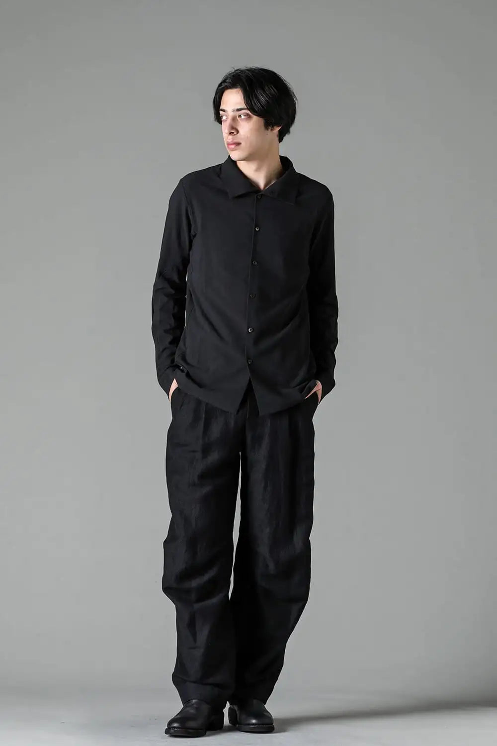 Baggy pants wool / linen