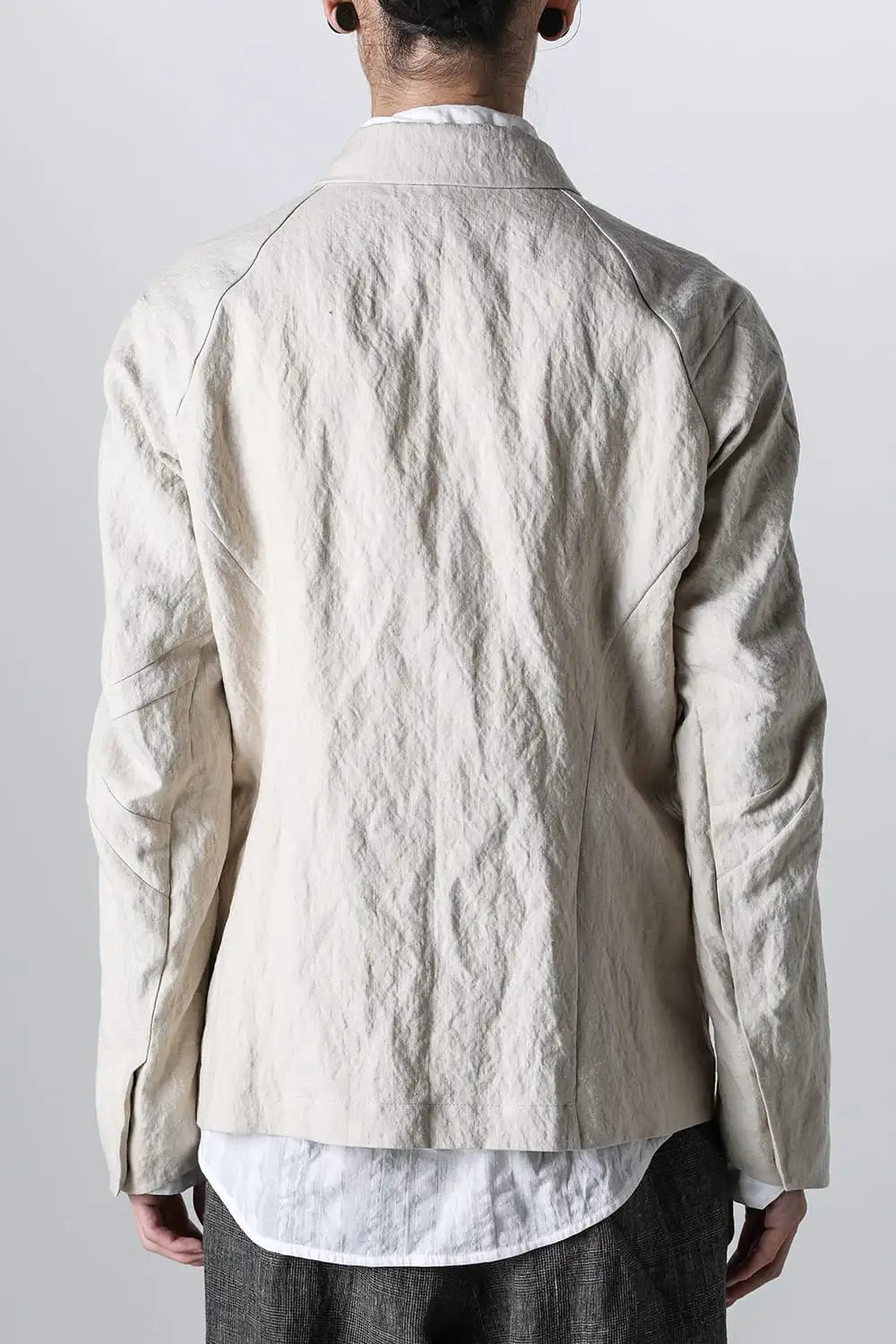 ジャケット カナパコットンメタルシュリンク