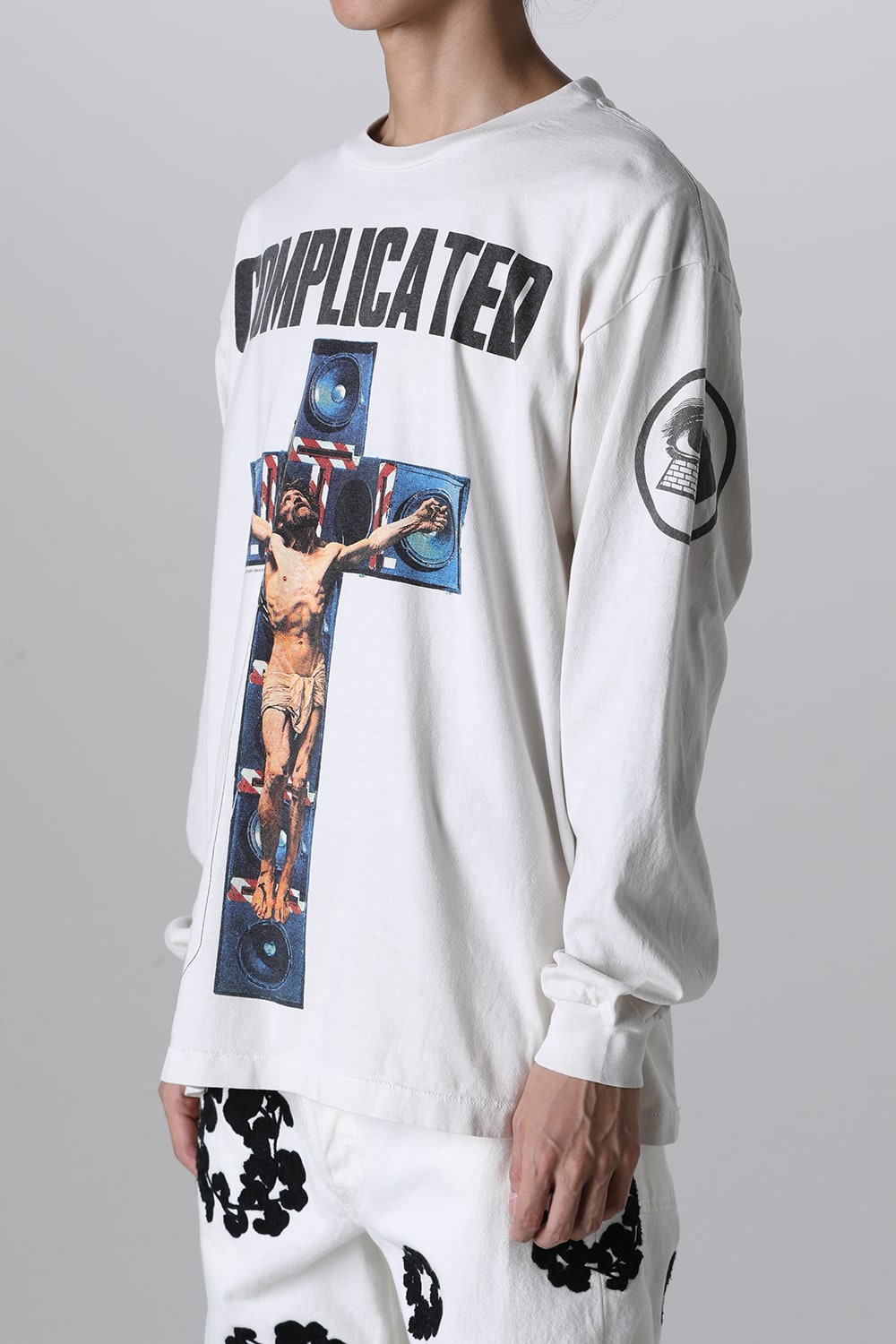 KOSUKE KAWAMURA × ©SAINT M×××××× COMPLICATED Long sleeve T-shirt