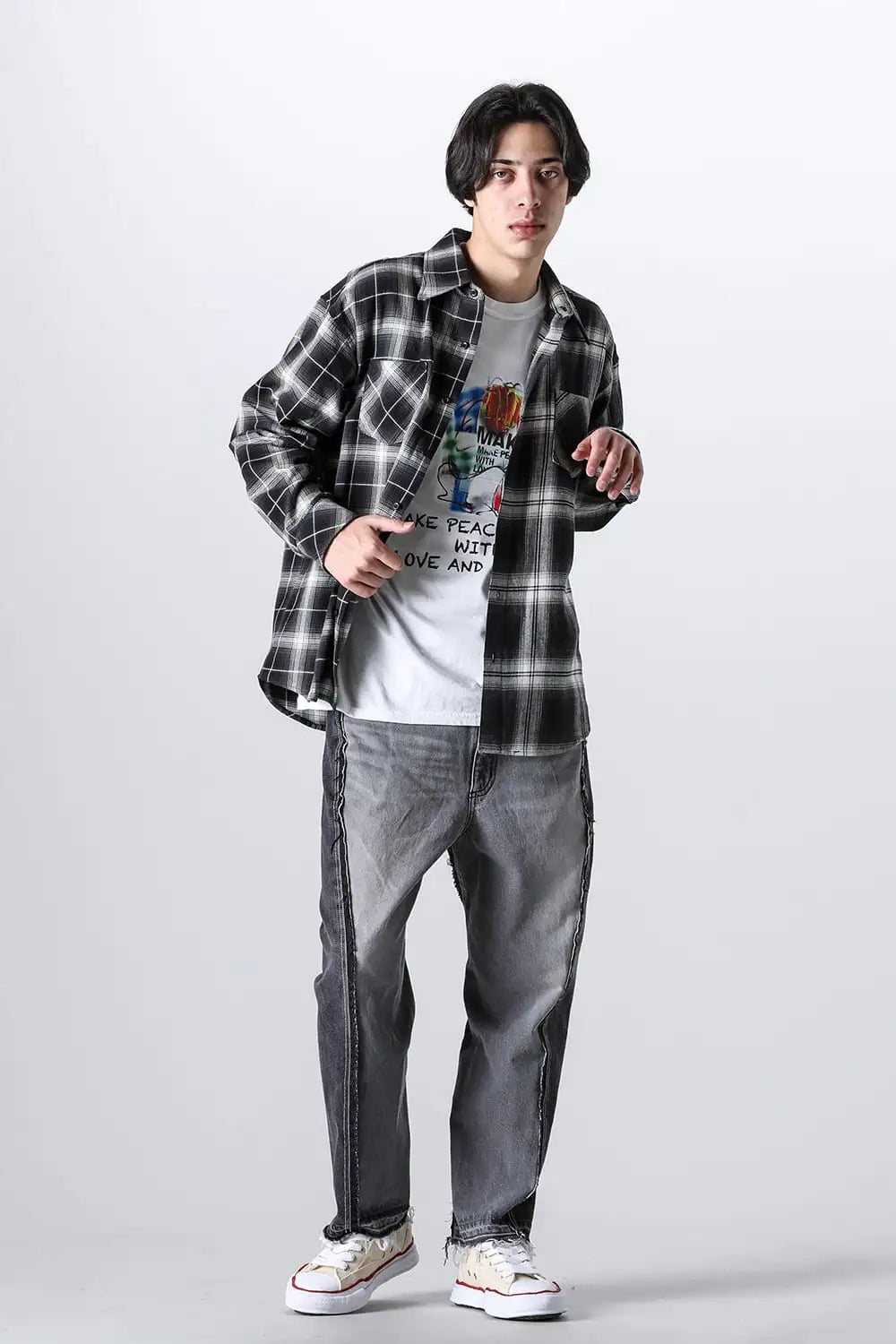 ドッキングシャツ ブラック