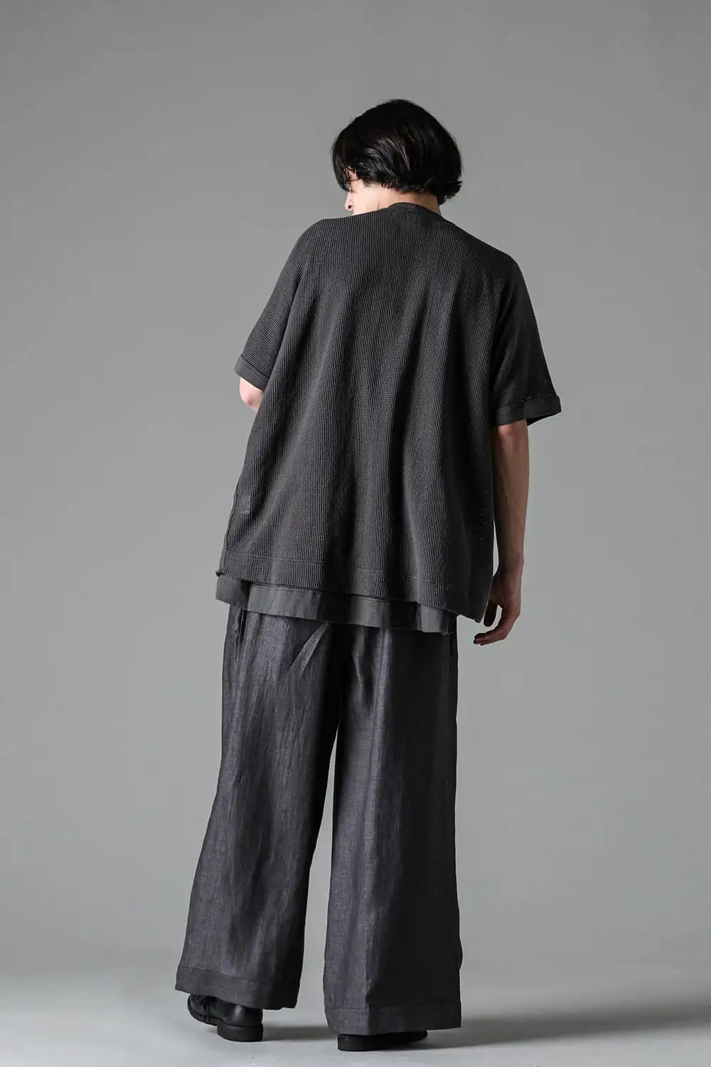 ベーシックTee コットンメッシュ BLACK