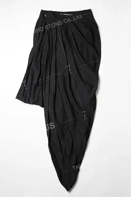 Silk / Bambooo Cloth / Skirt for Unisex 857SKU1 Black