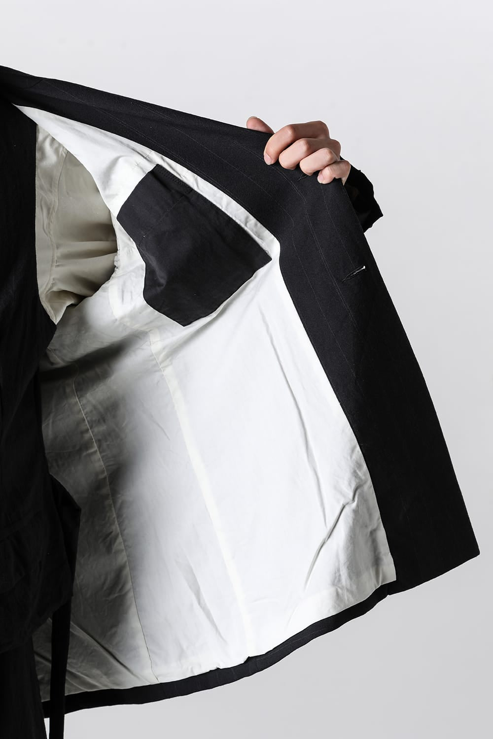 Patch Worked Relax Fit Blazer Stripe Serge Wool HERBIE