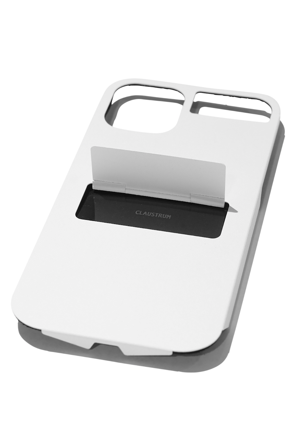 FLAP iPhone11pro Case Holder + Stand - WHITE POUDER COAT