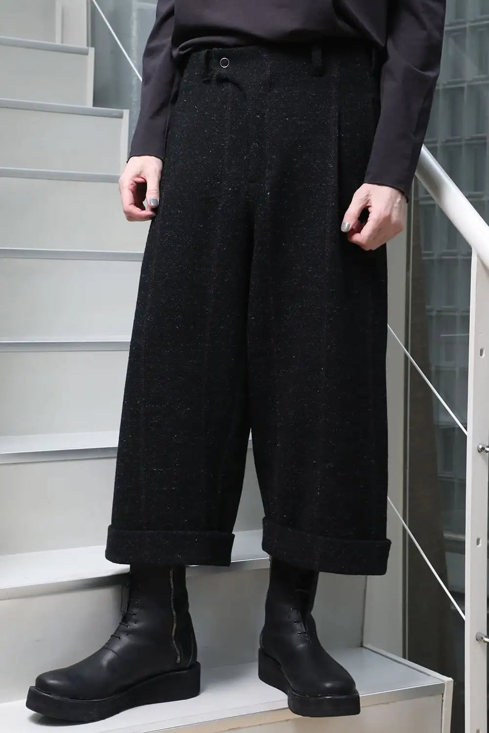 Baggy pants Shetland wool