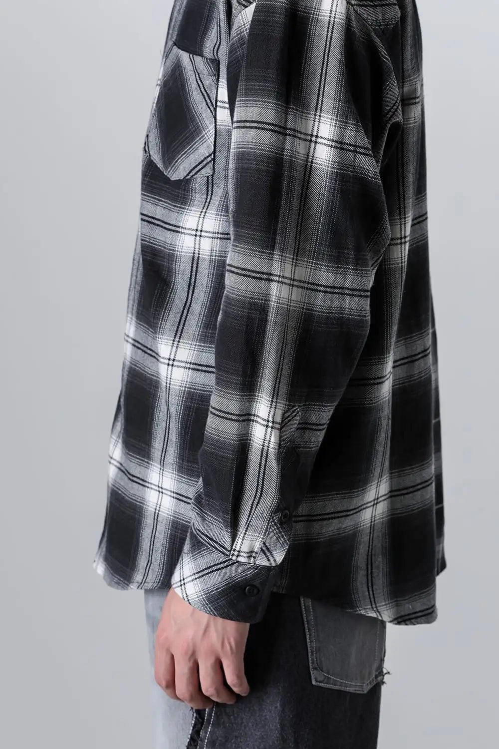 ドッキングシャツ ブラック