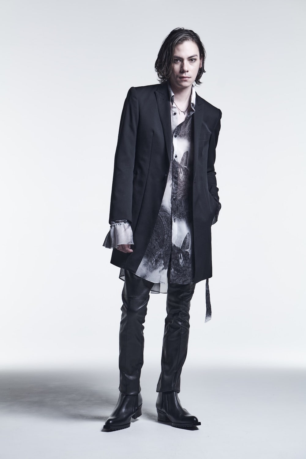 Leather Saruel Pants