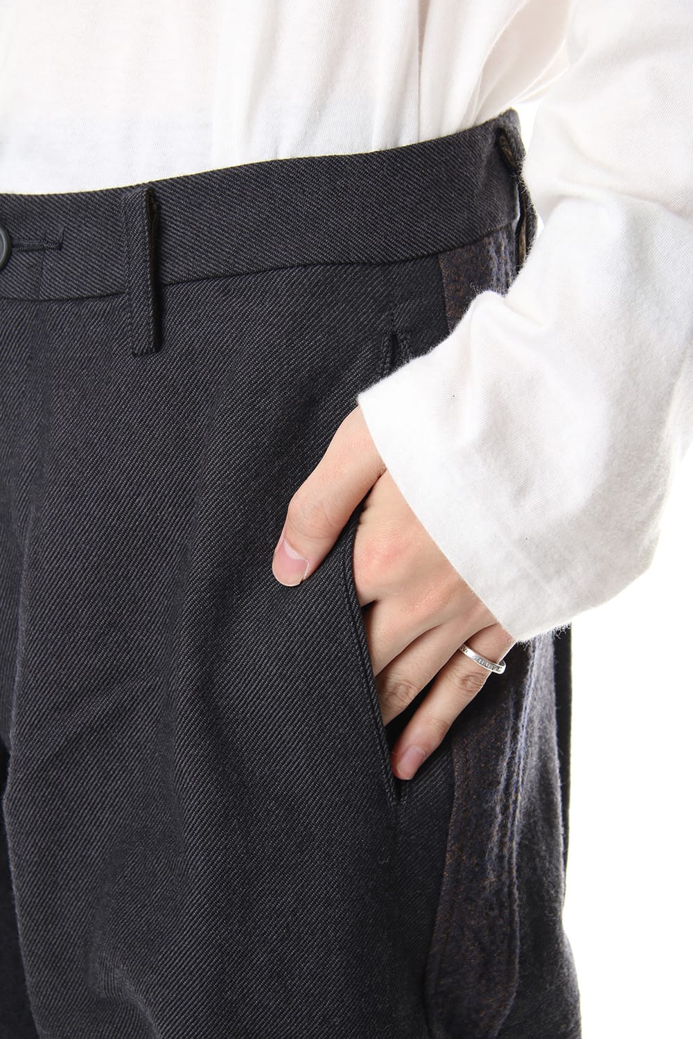 Side Line Wool Wide Pants