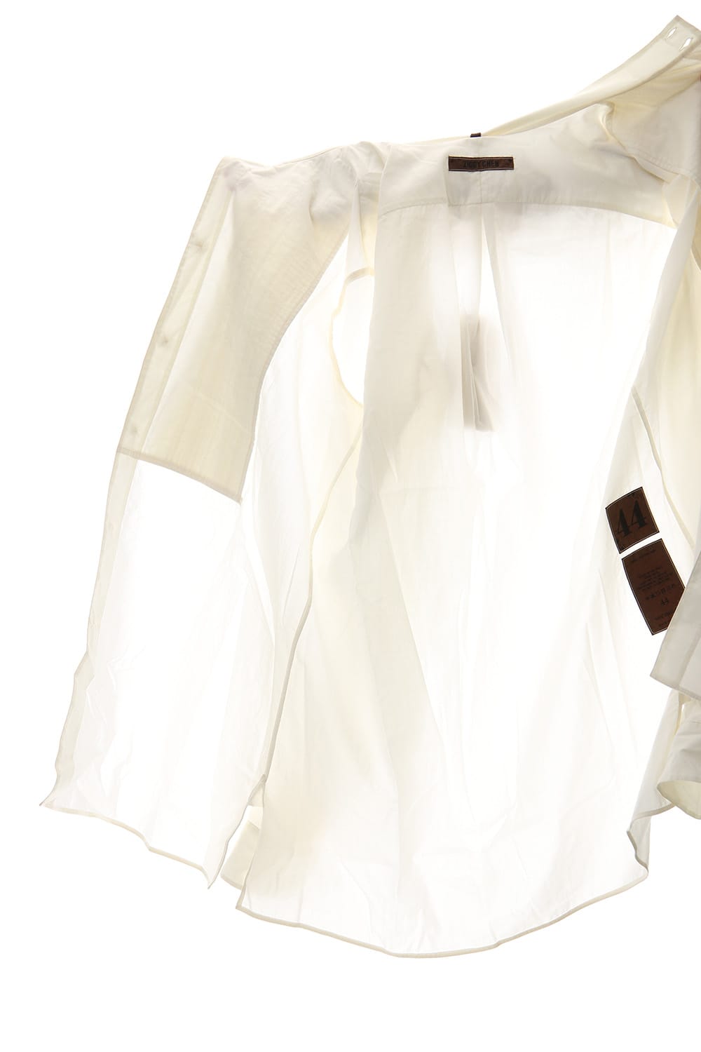 No collar Pleats Shirt