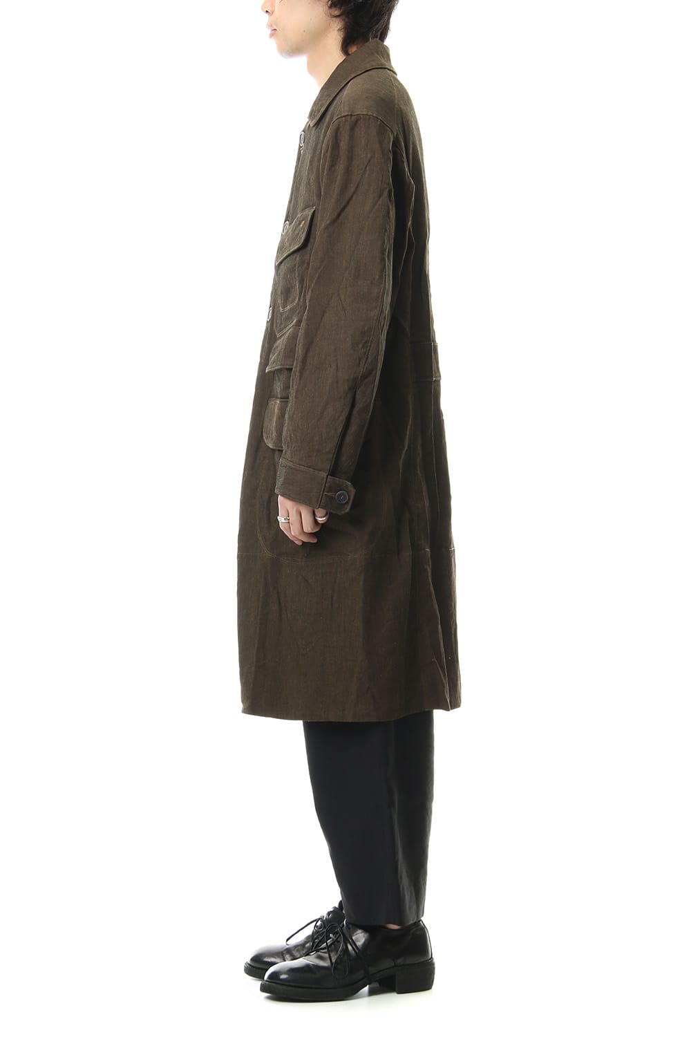 Stitched Soutien Collar Coat