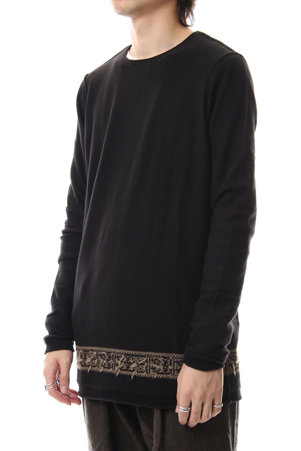 Embroidery Design Knit Tops