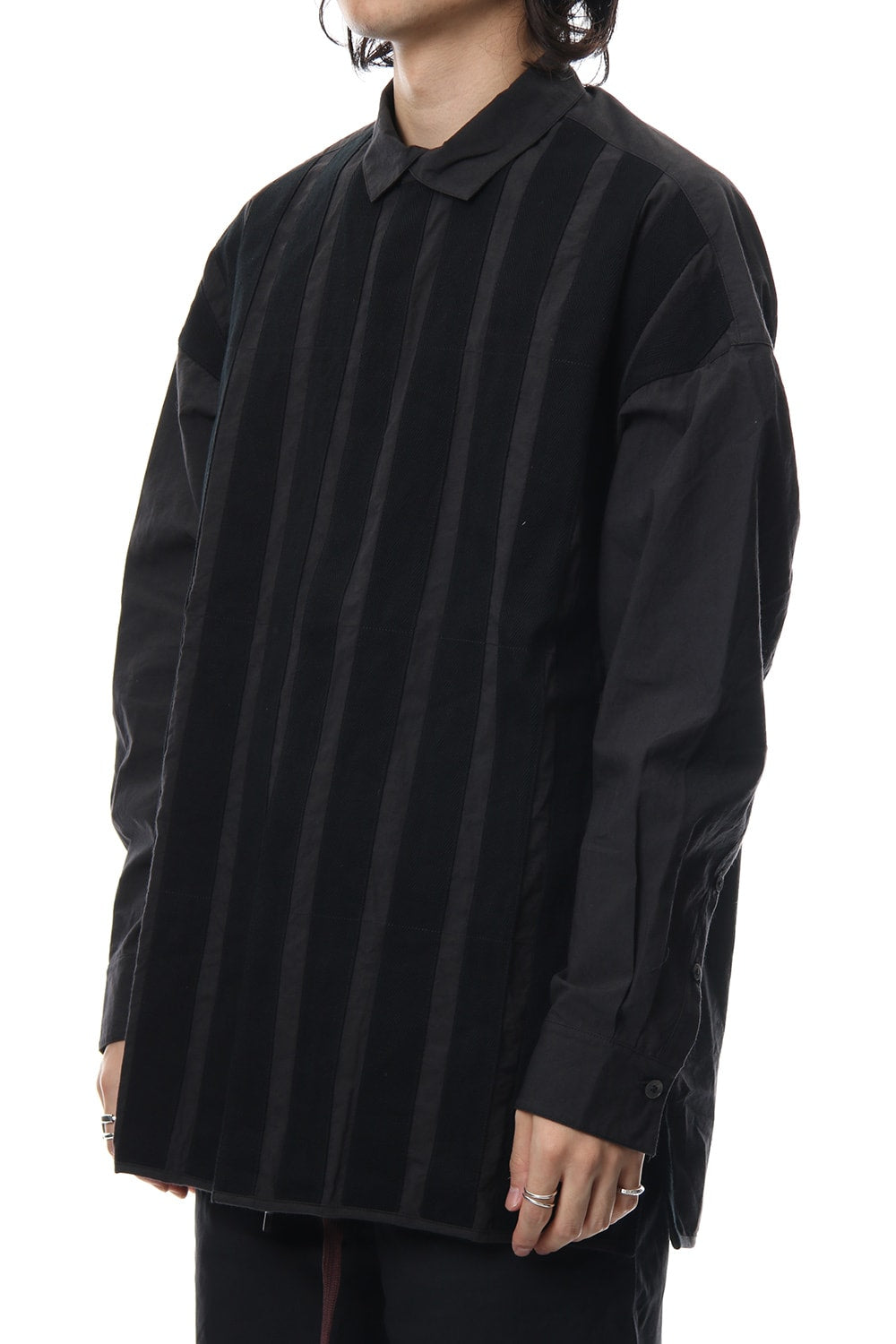 No Collar Stripe Shirts 0M1830705