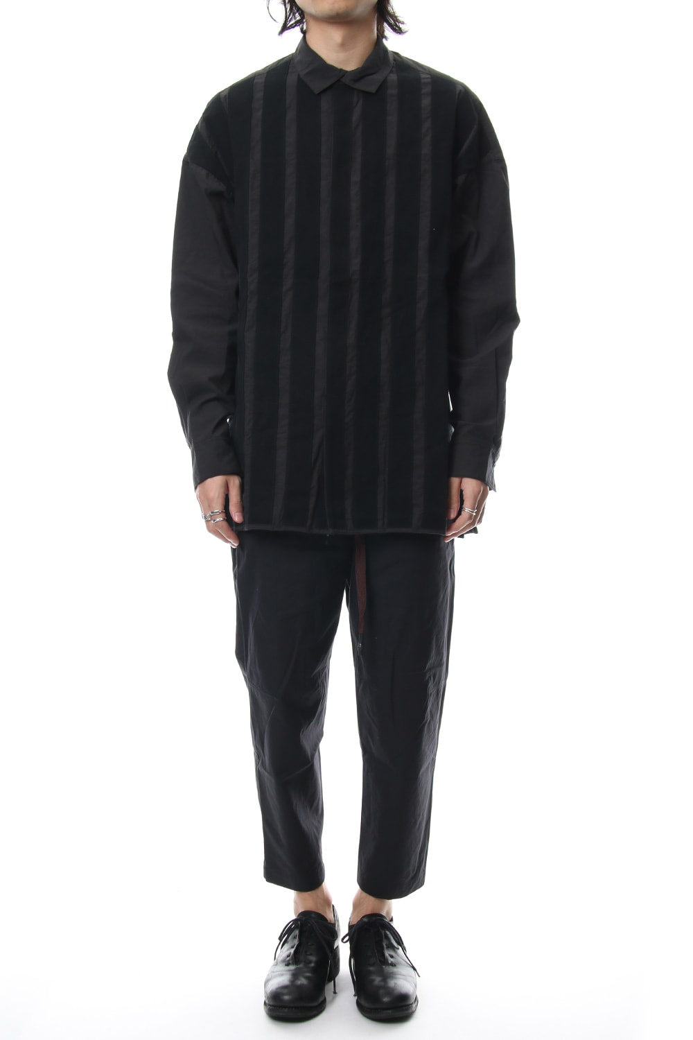 No Collar Stripe Shirts 0M1830705