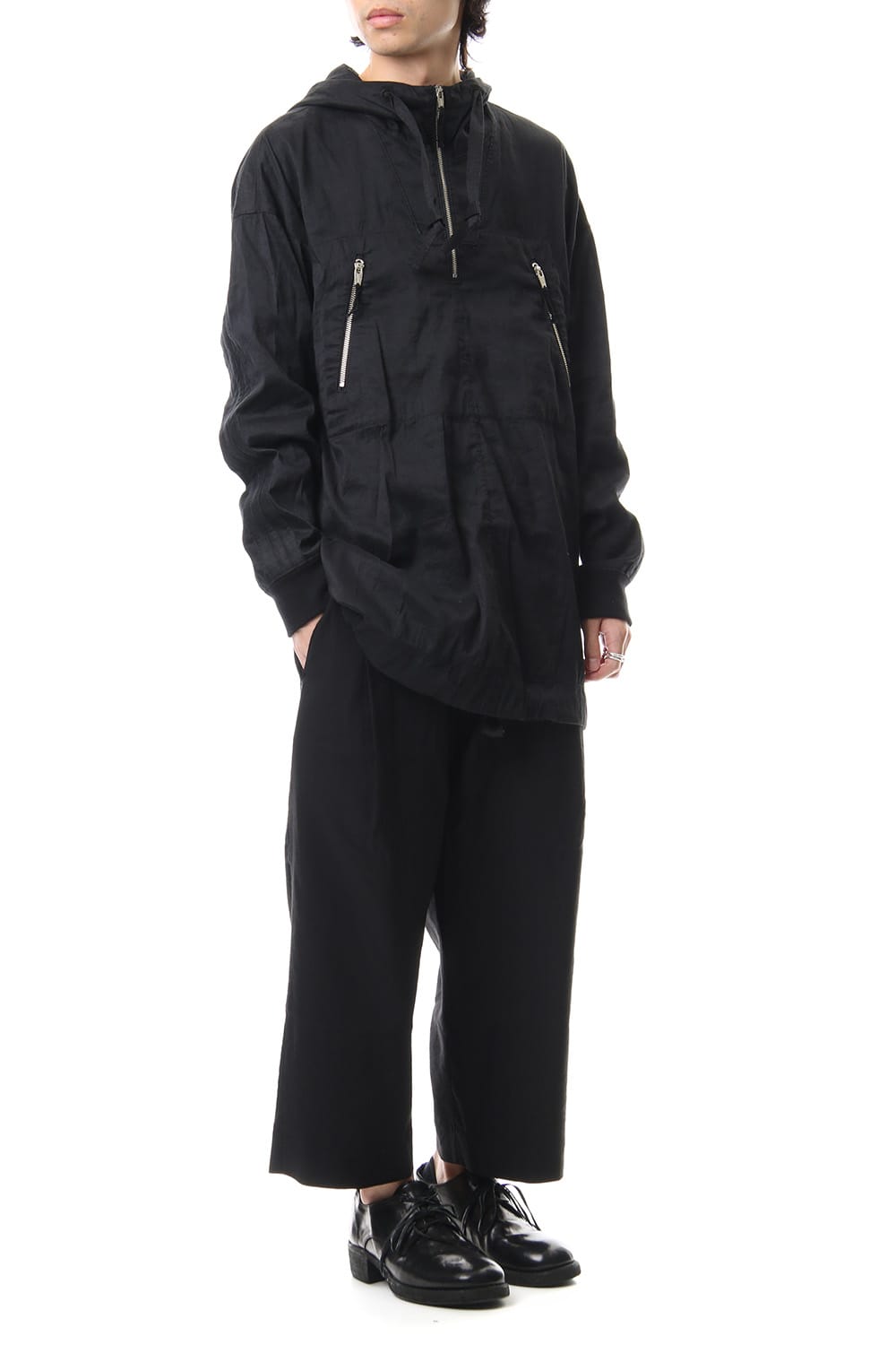 Pull Over Hooded Shirt