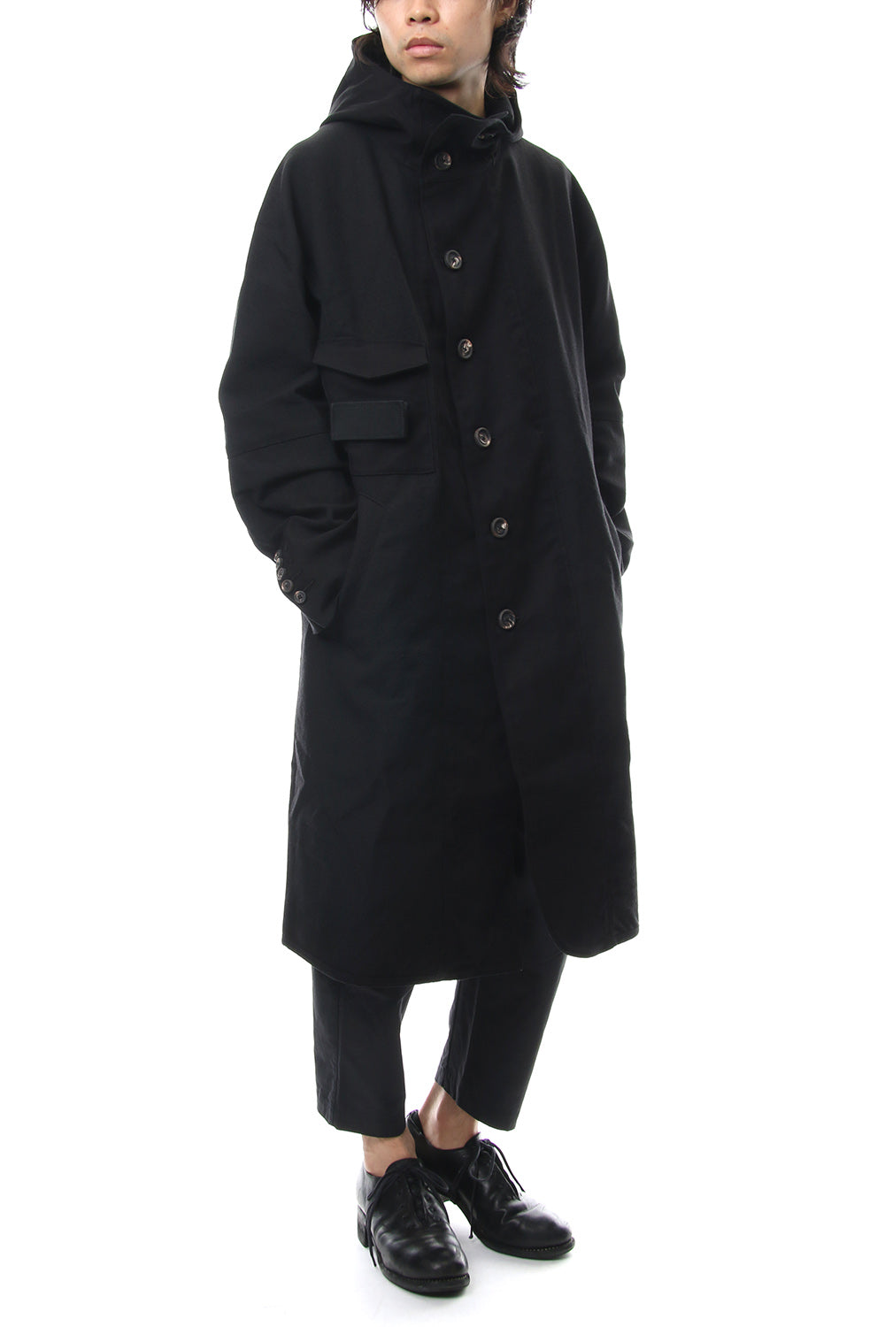 Hooded Wool Coat 0M1831116