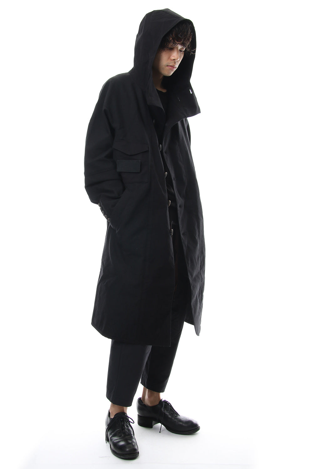 Hooded Wool Coat 0M1831116