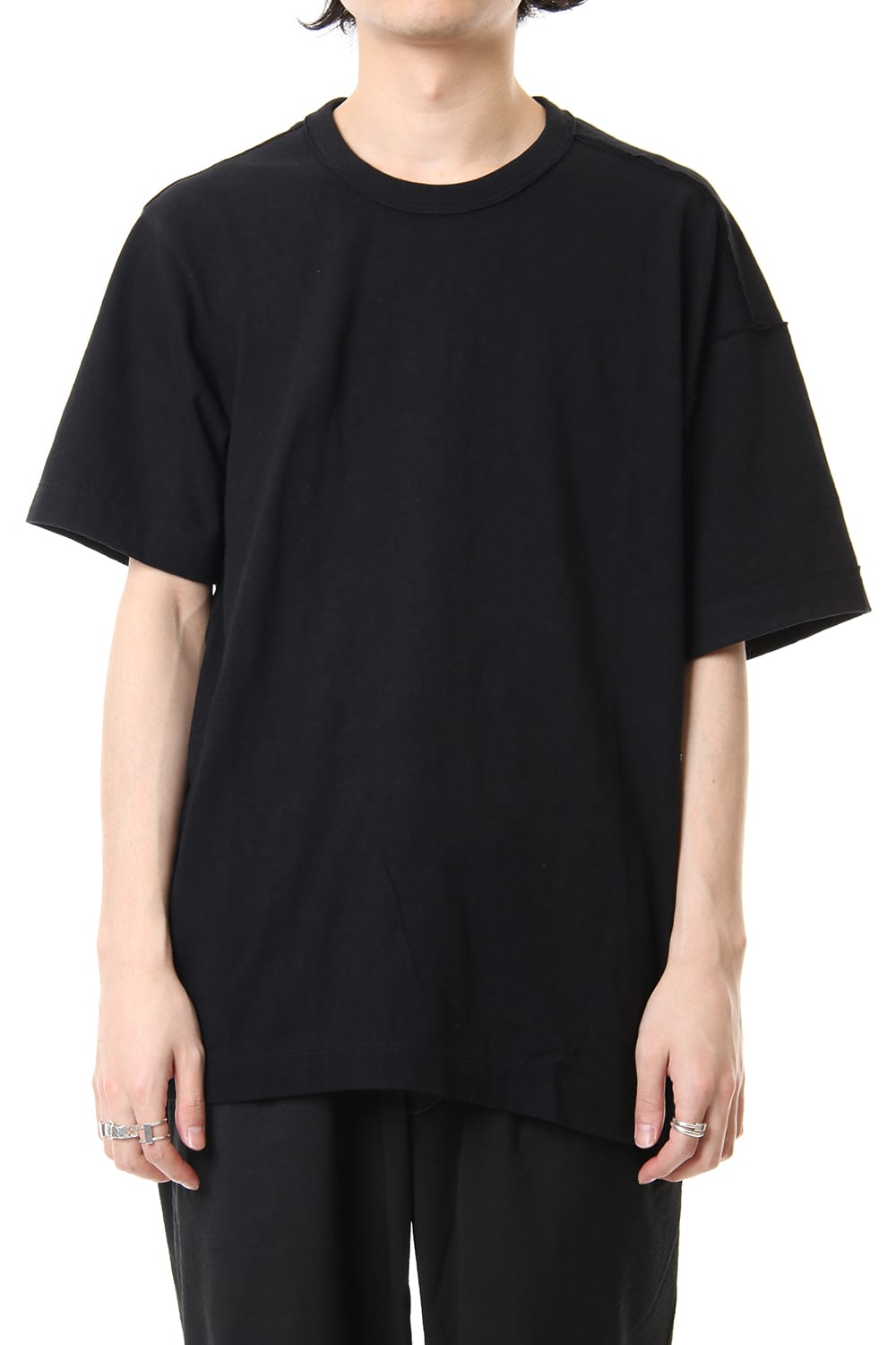 Asymmetry Shot sleeve T-shirts 0M191 0206