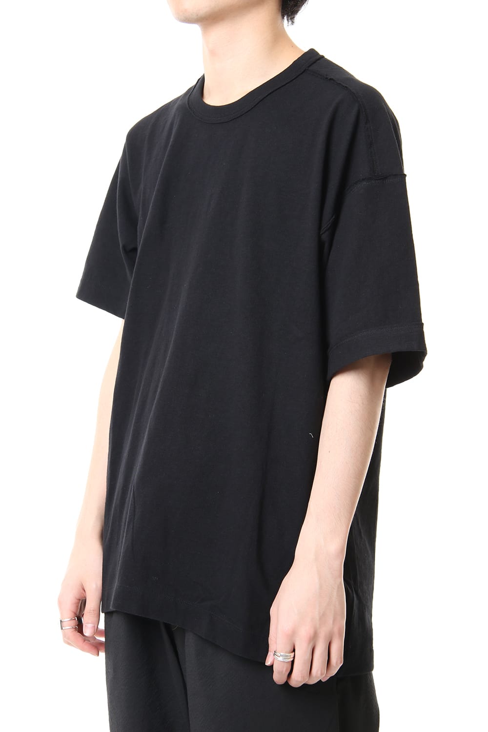 Asymmetry Shot sleeve T-shirts 0M191 0206