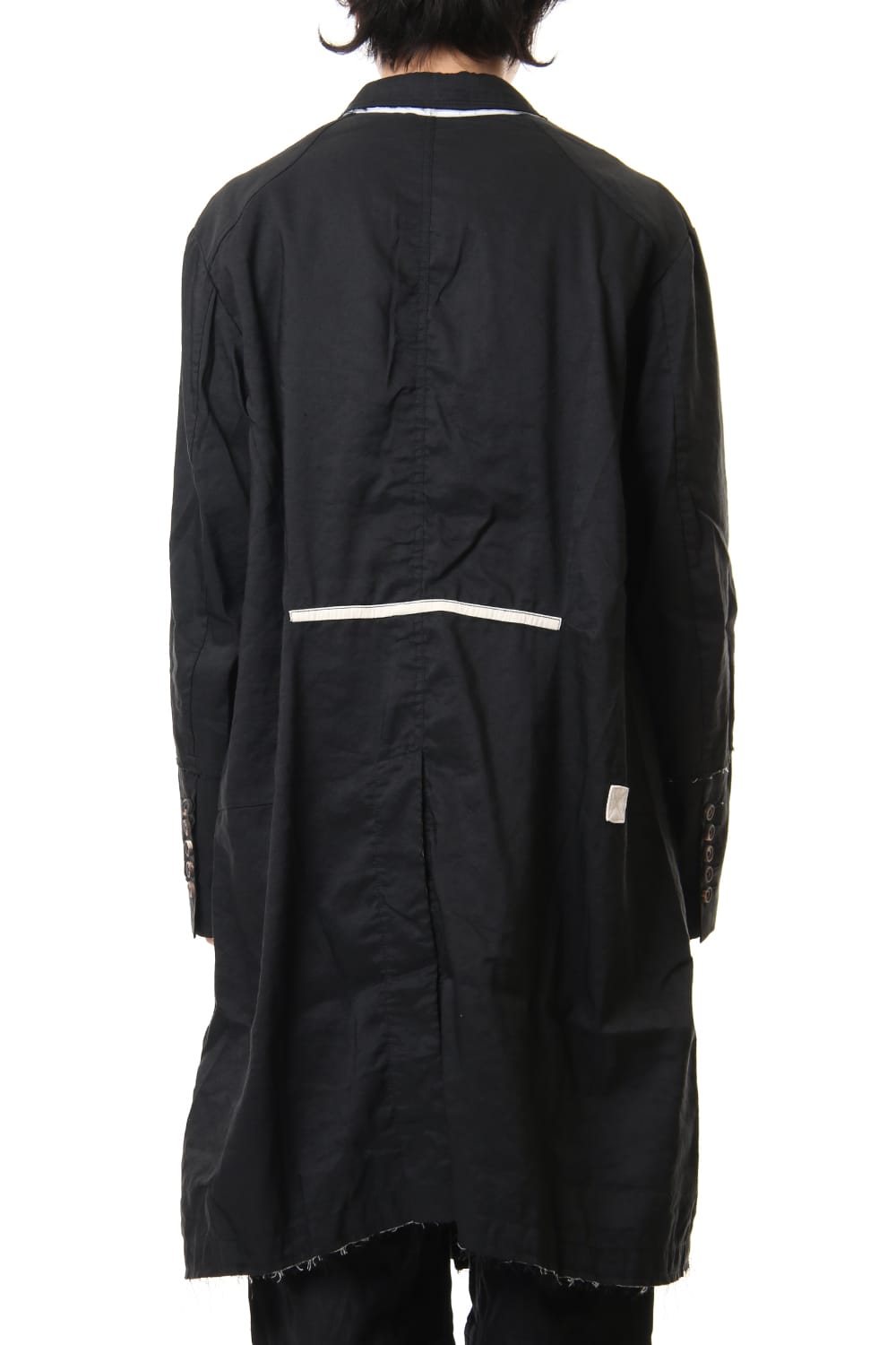 Fray processing Notched collar Coat 0M191 1103