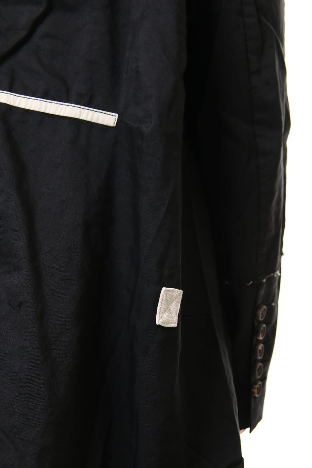 Fray processing Notched collar Coat 0M191 1103