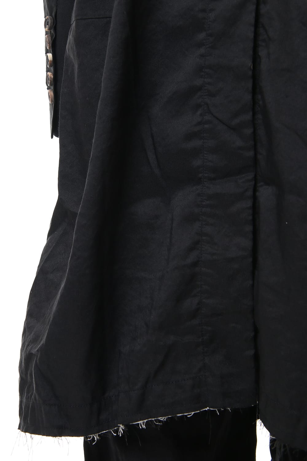 Fray processing Notched collar Coat 0M191 1103