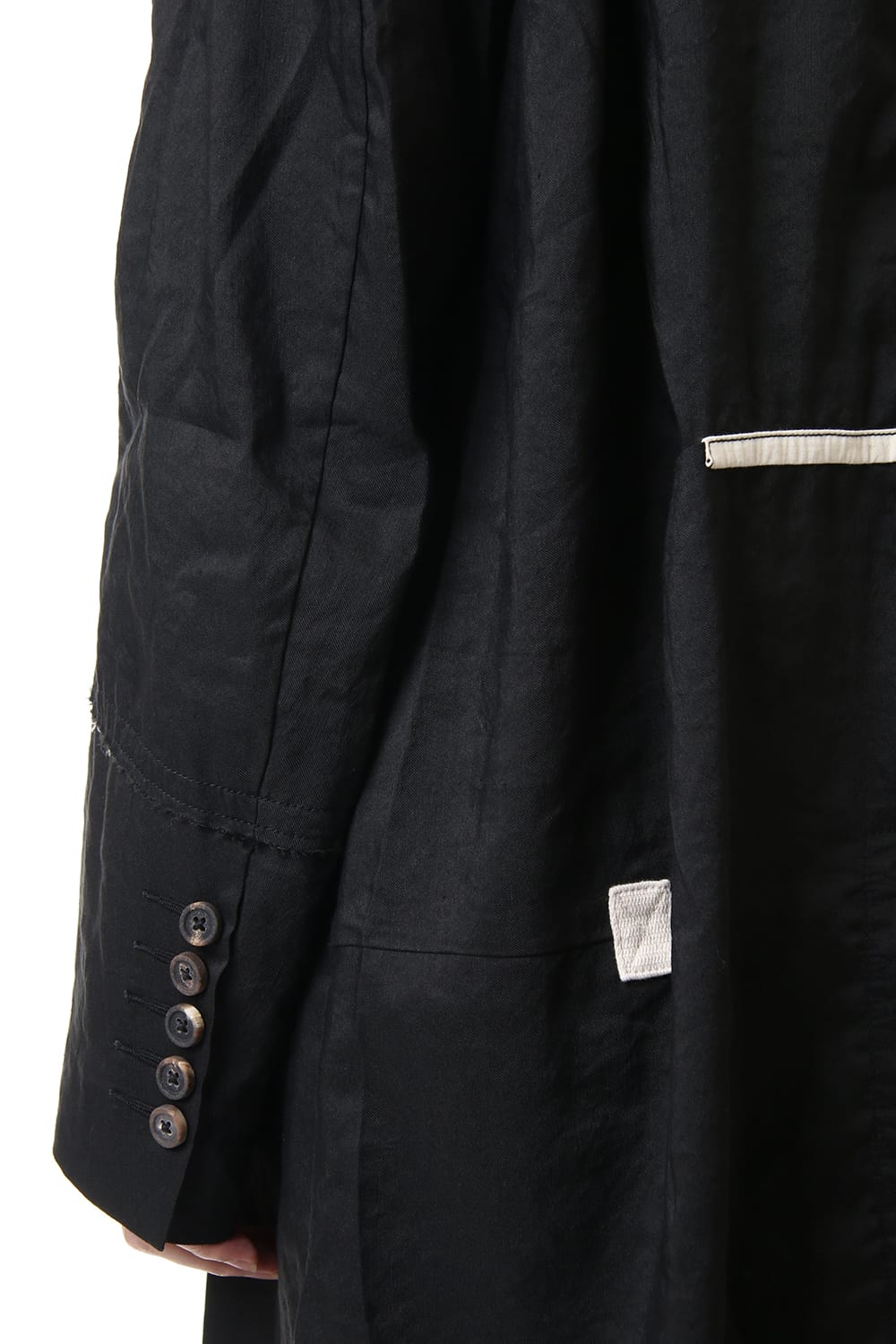 Fray processing Notched collar Coat 0M191 1103