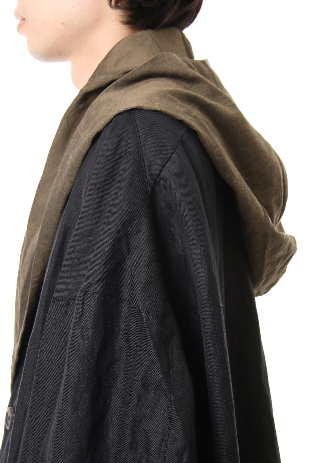 Layered Hooded coat 0M191 1104