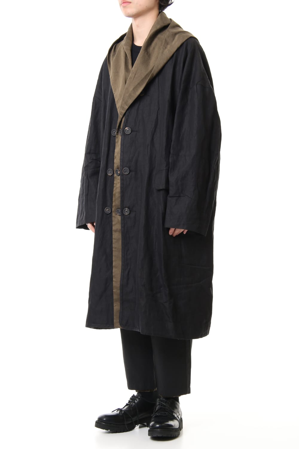 Layered Hooded coat 0M191 1104