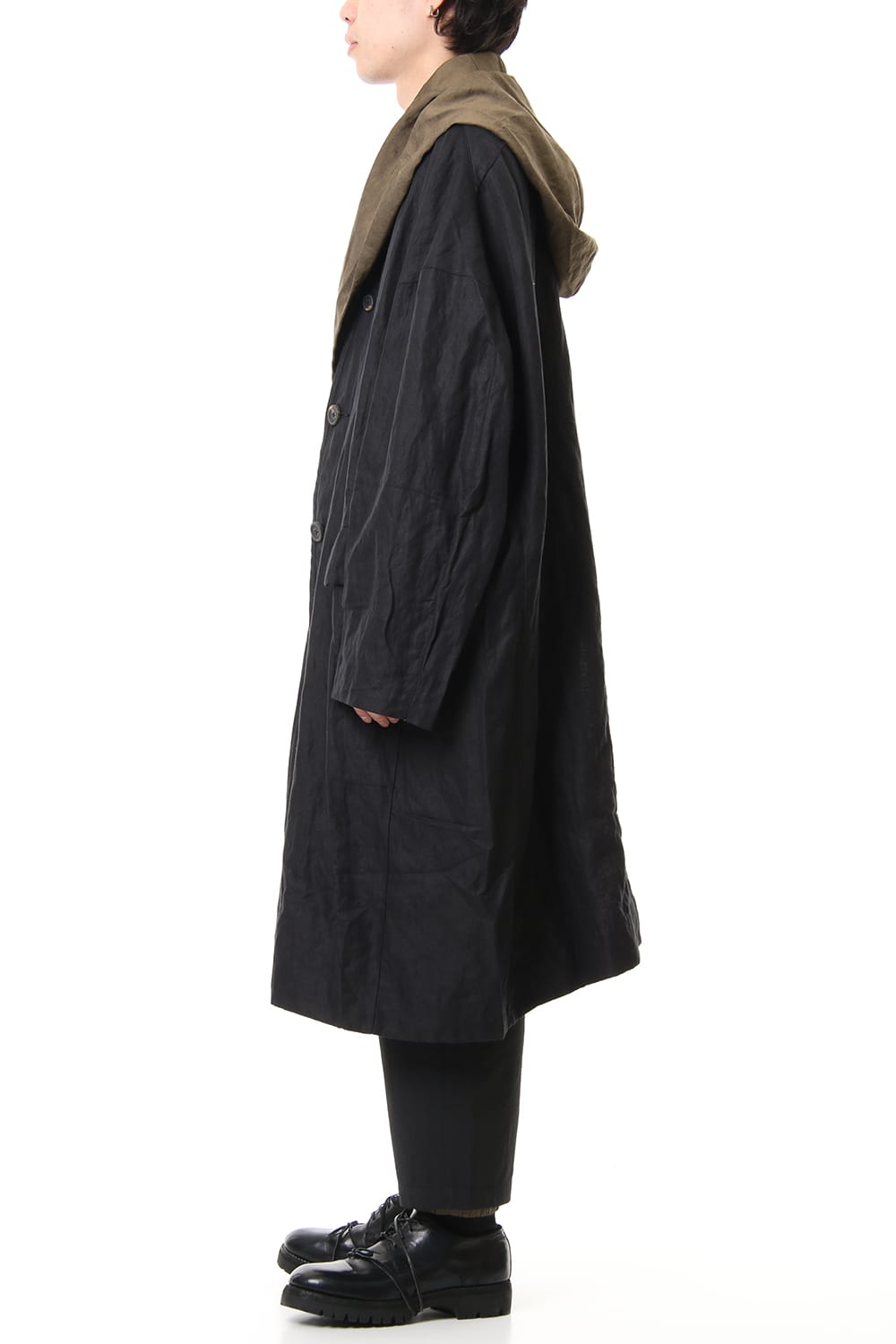 Layered Hooded coat 0M191 1104