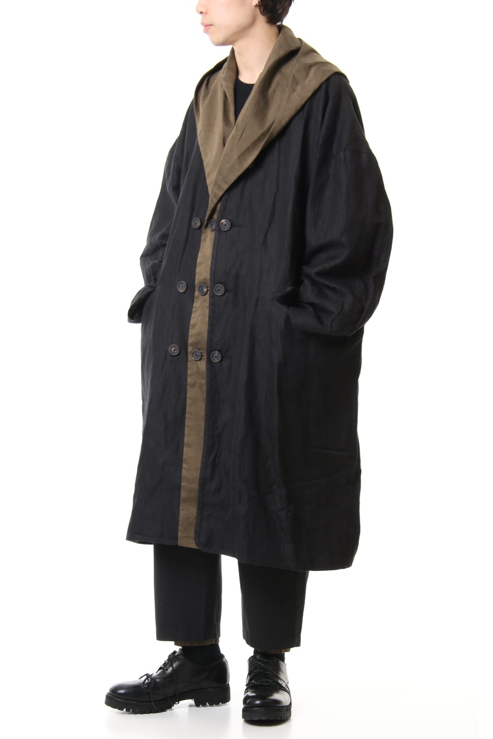 Layered Hooded coat 0M191 1104