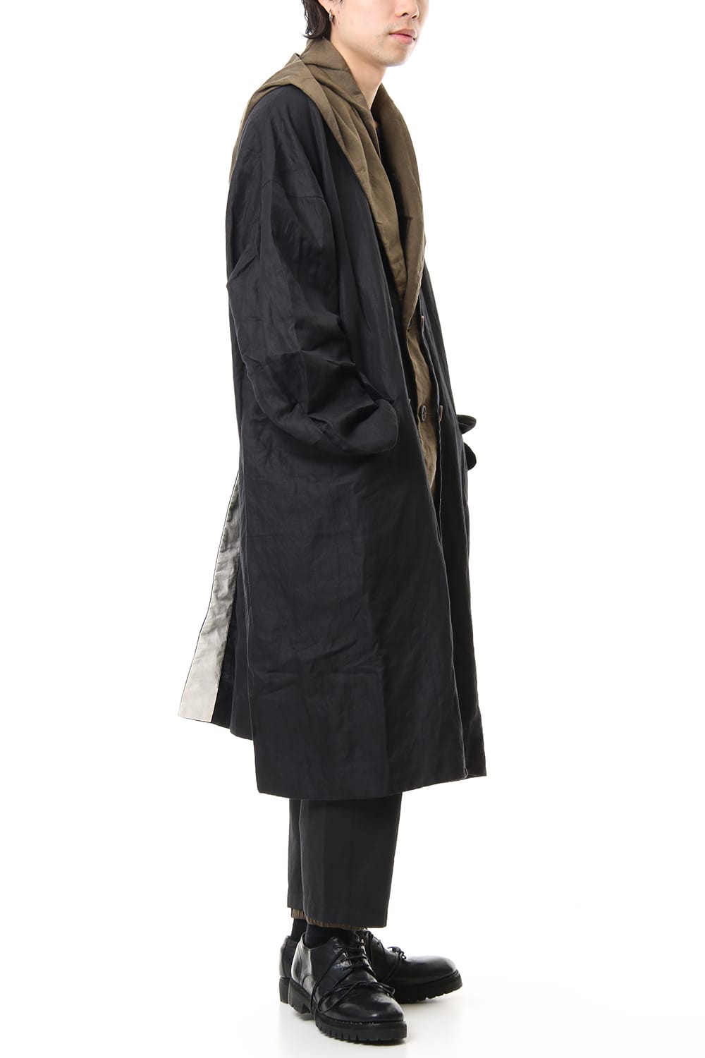 Layered Hooded coat 0M191 1104
