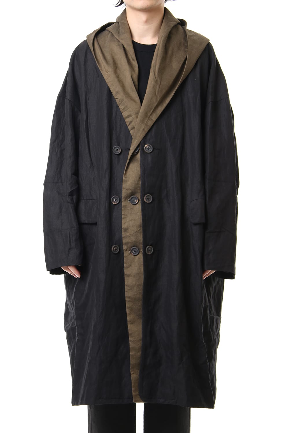 Layered Hooded coat 0M191 1104