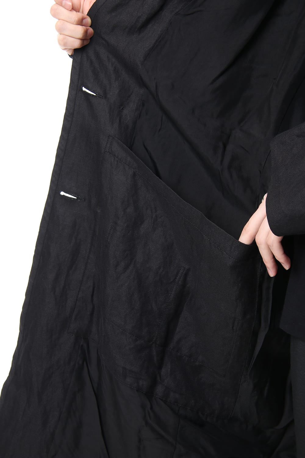 Layered Hooded coat 0M191 1104