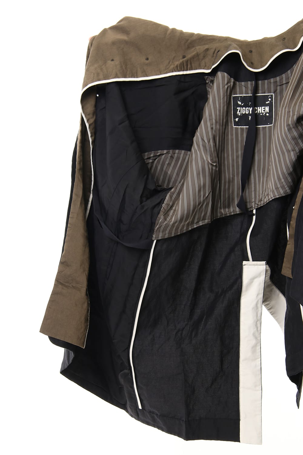 Layered Hooded coat 0M191 1104