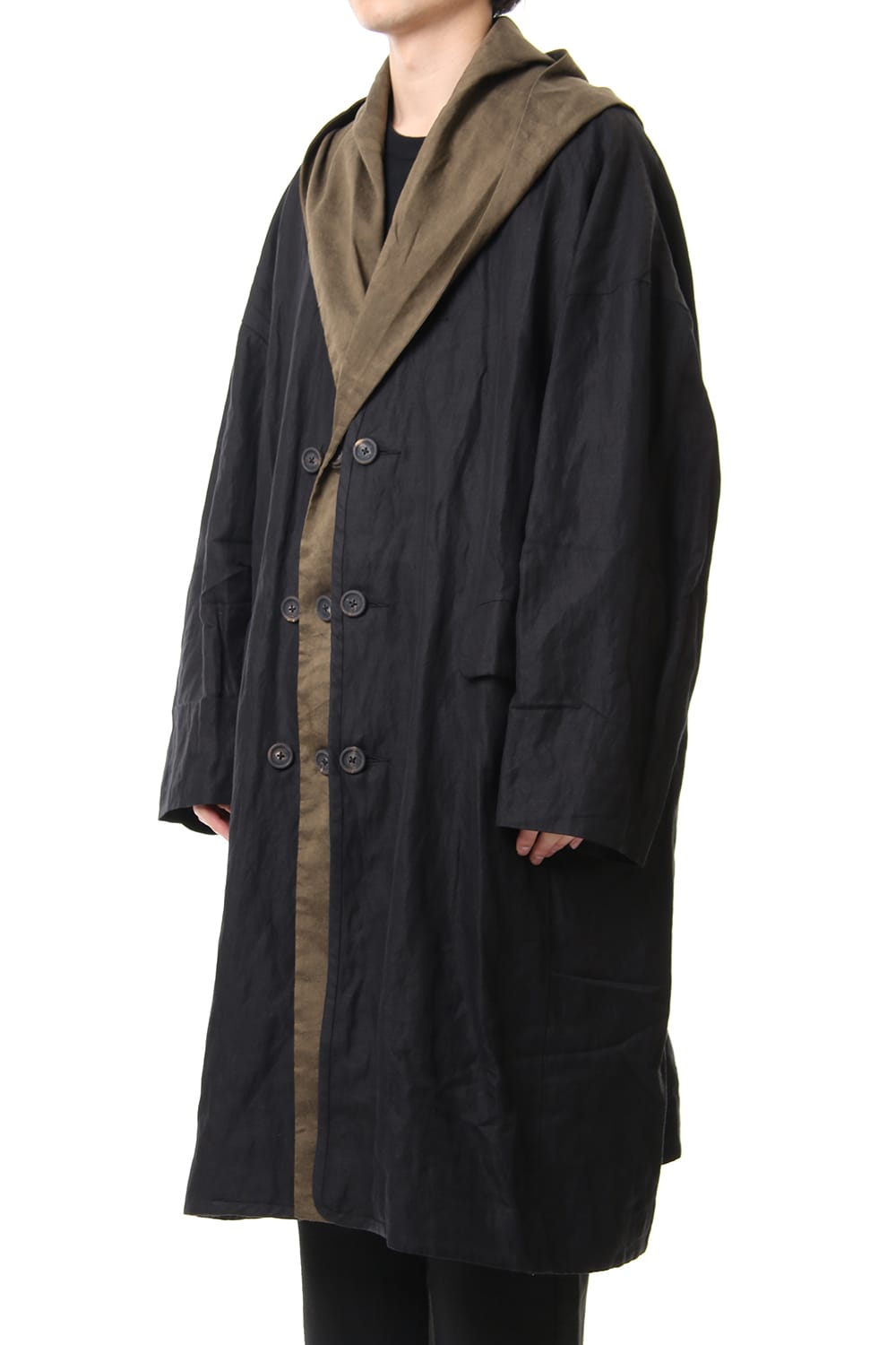 Layered Hooded coat 0M191 1104