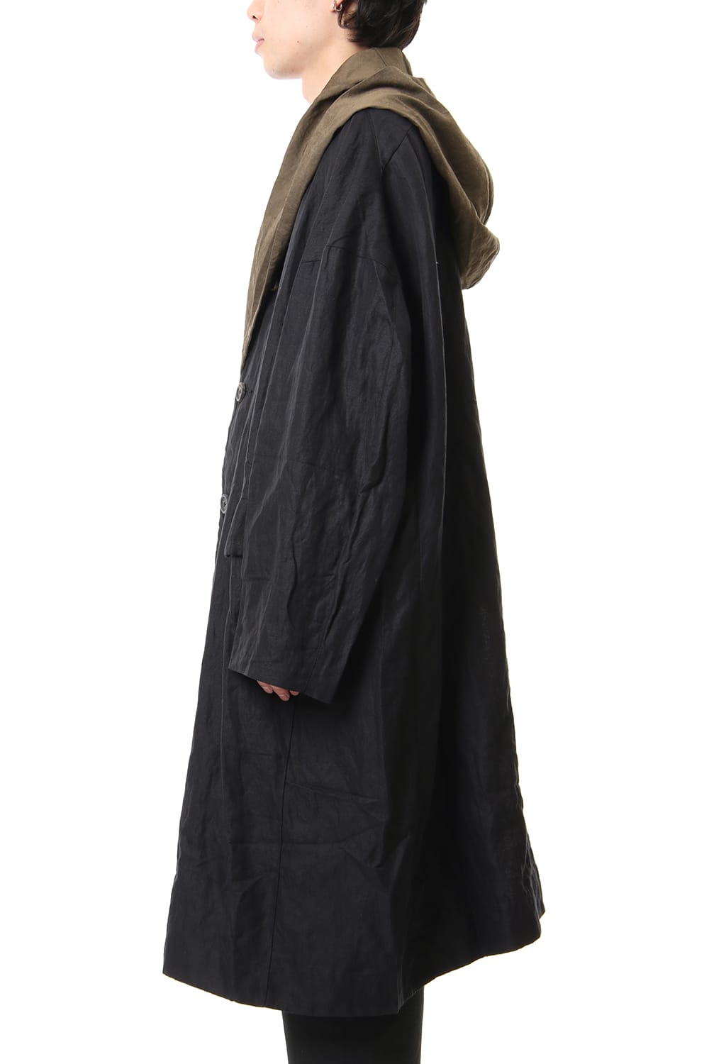 Layered Hooded coat 0M191 1104