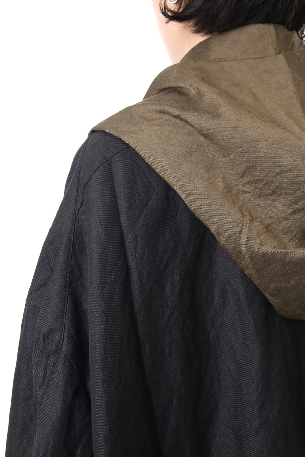 Layered Hooded coat 0M191 1104