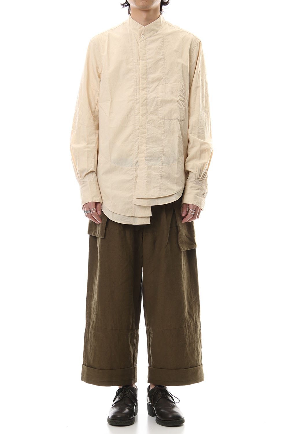 Big Pocket Cropped Pants Khaki