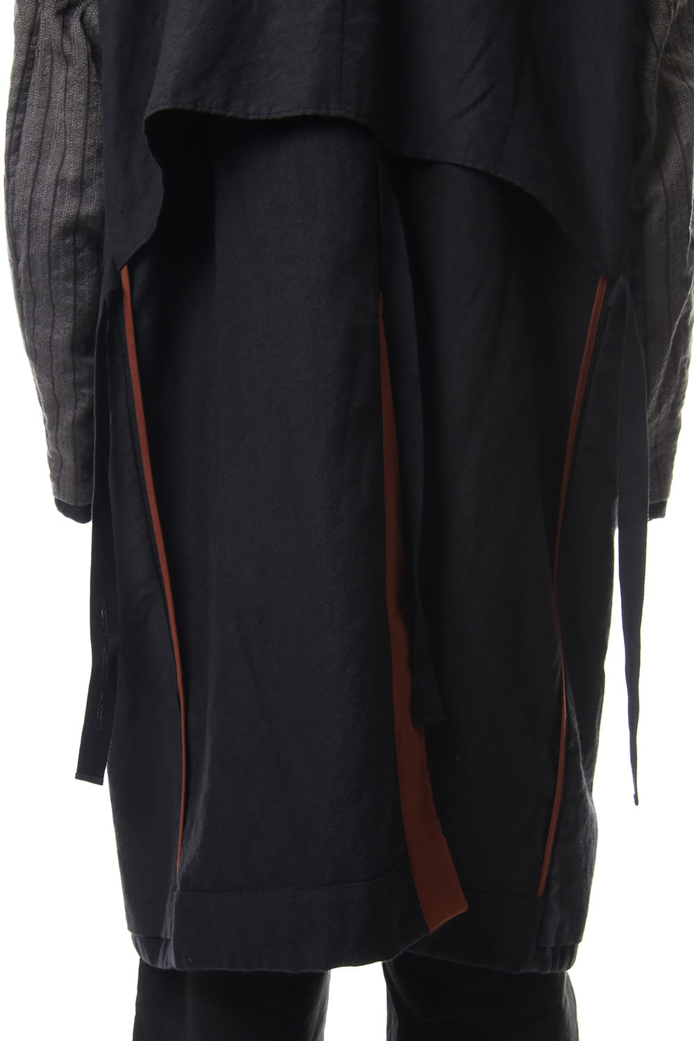 No Collar Double Dreast Coat