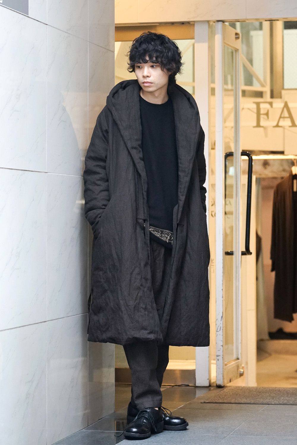 Over Sized Hooded Down Coat