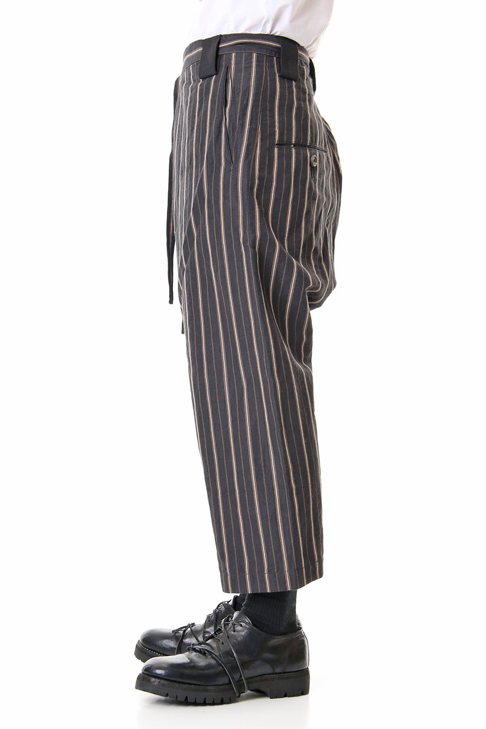 Striped Relax cropped pants 0M191 0523