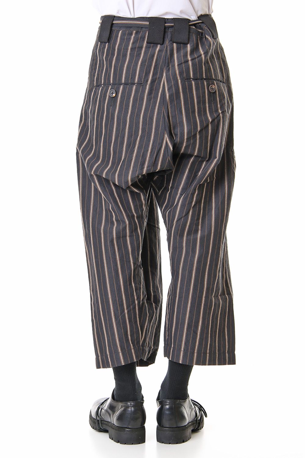 Striped Relax cropped pants 0M191 0523