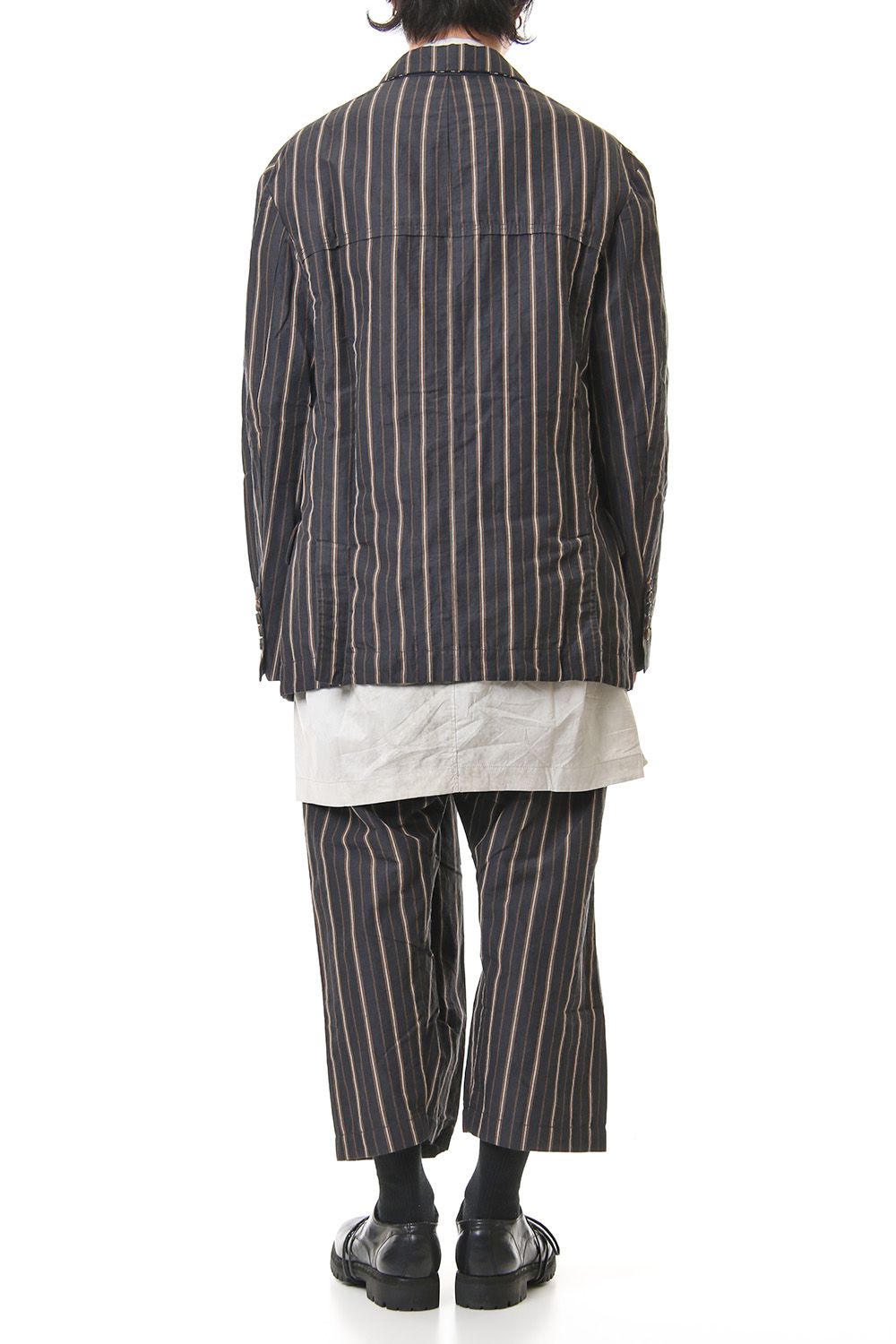 Striped Relax cropped pants 0M191 0523