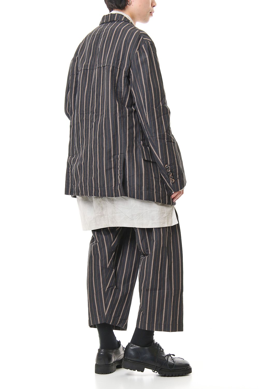 Striped Relax cropped pants 0M191 0523