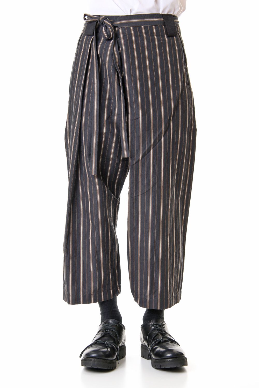 Striped Relax cropped pants 0M191 0523