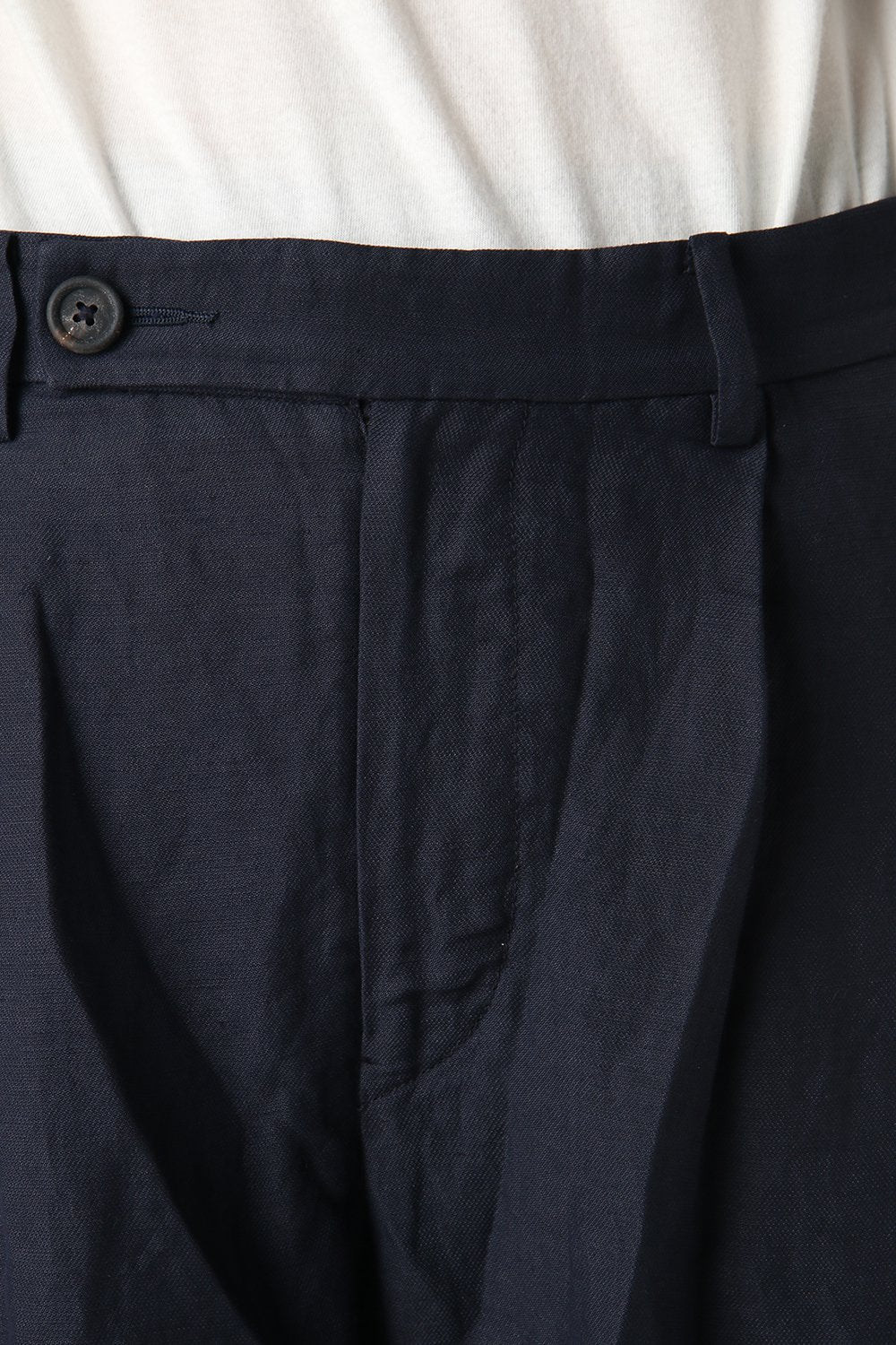 Linen Viscose Cropped Pants