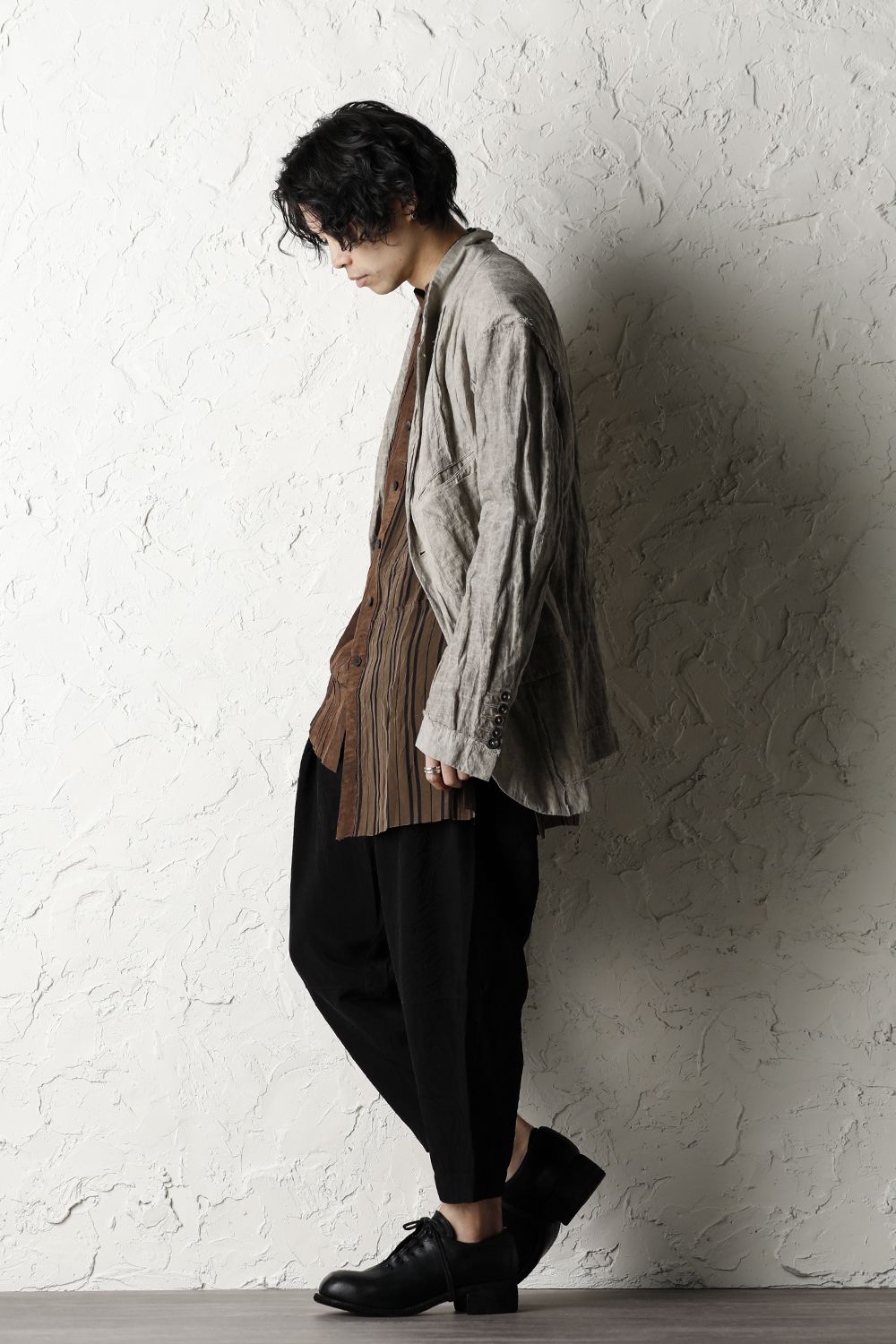 Asymmetry Tuck Pants