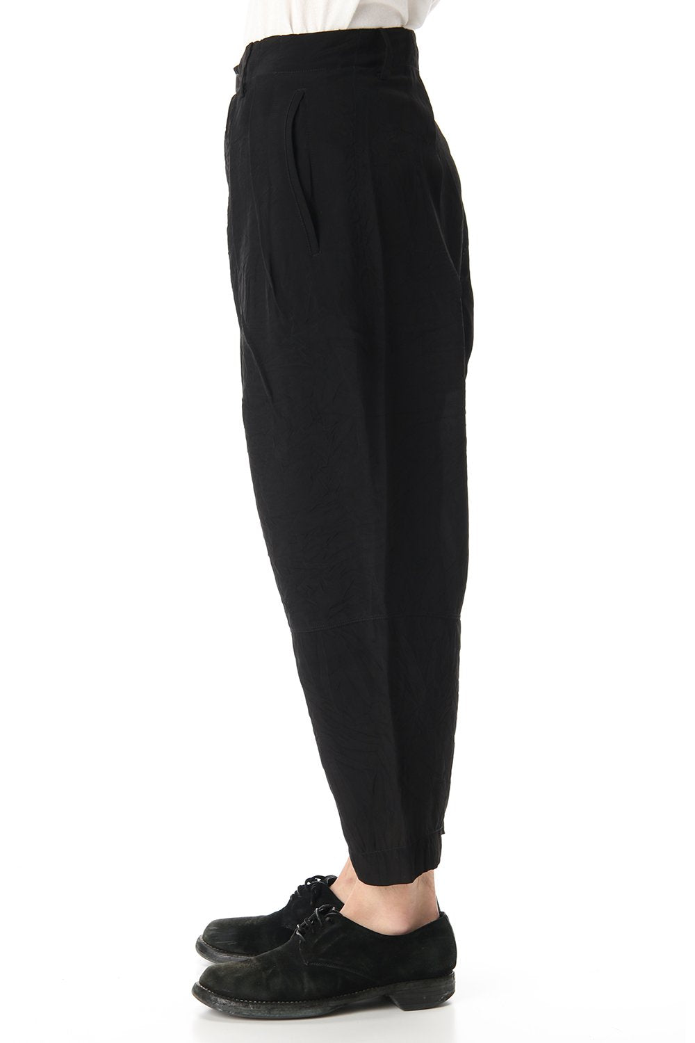 Asymmetry Tuck Pants